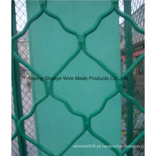 2016 de alta qualidade galvanizado cerca da ligação Chain / PVC revestido usado cerca de elo da cadeia para venda